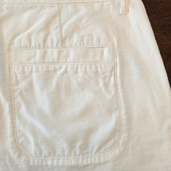 J.Crew Women's Garment Dyed Foundry Pant Off White Size 10T - Picture 10 of 12